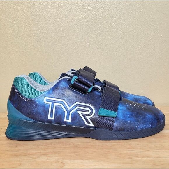 TYR L-1 Lifter Weightlifting Shoes Cosmic Navy Blue Men's Size 10.5 Women's 12 - Picture 1 of 7